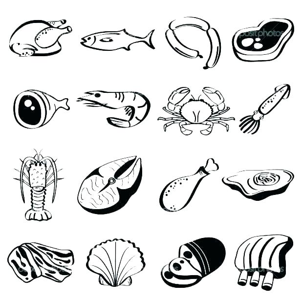 618x618 Healthy Coloring Pages