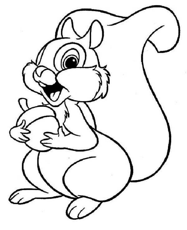 600x737 Cool Squirrel Pictures To Color Colouring To Amusing Disney