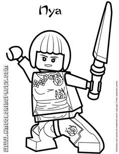 236x305 All Ninjago Coloring Pages Ninjago Nya Coloring Page Vijay