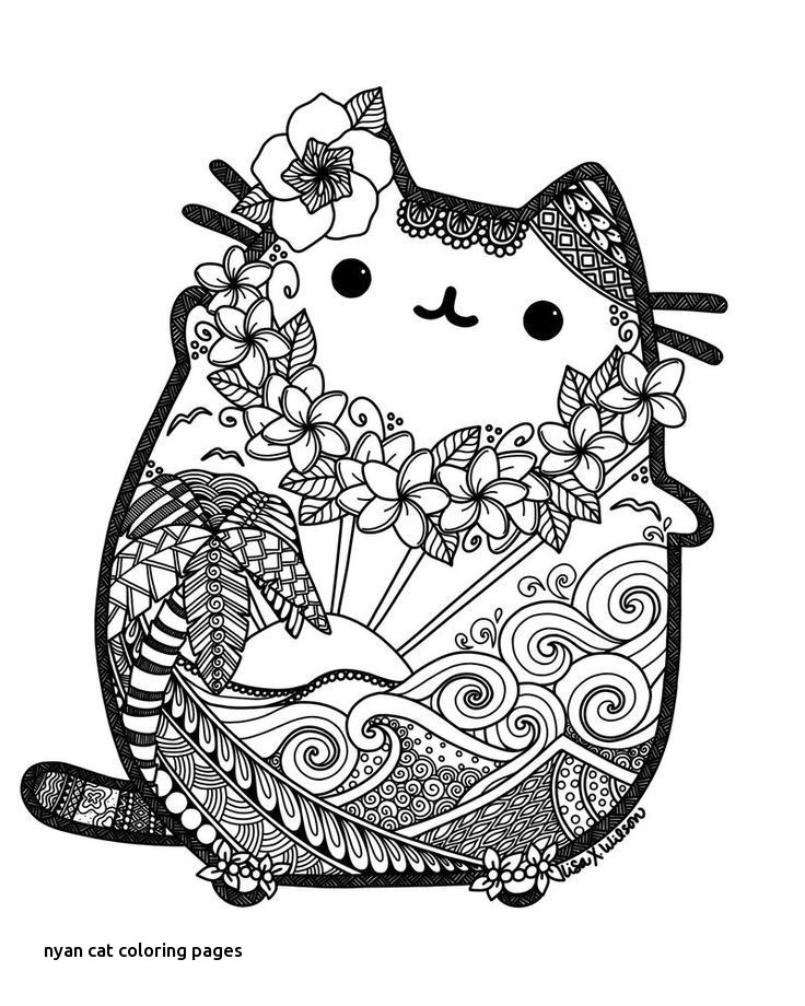 736x920 Nyan Cat Coloring Pages