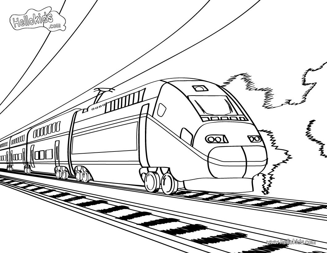 1060x820 Subway Coloring Pages