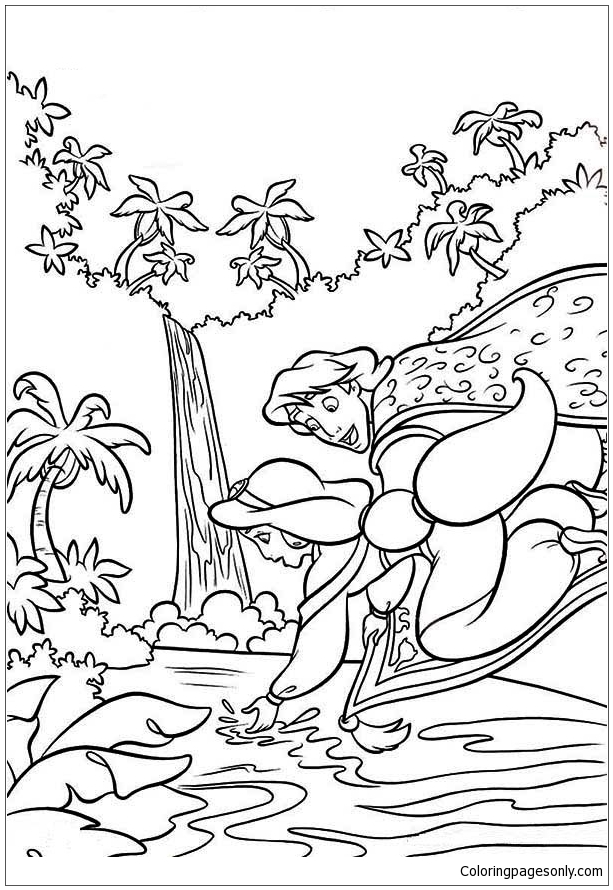 613x890 Aladdin And Jasmine Found A Refreshing Oasis In The Desert
