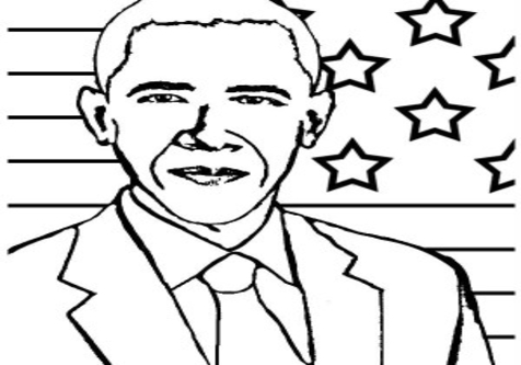 476x333 Mitt Romney And Obama Coloring Pages Page Image Clipart Images