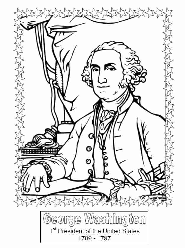 626x836 Barack Obama Coloring Page