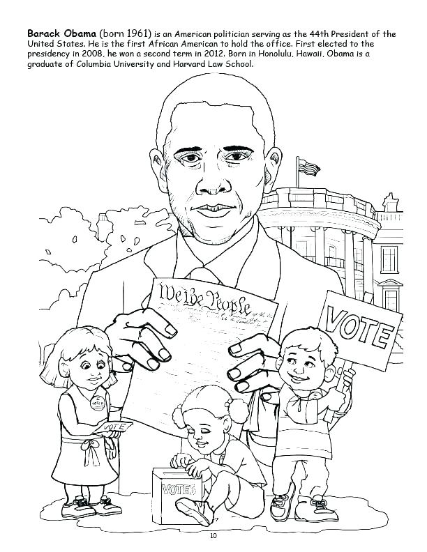 612x792 Michelle Obama Coloring Pages
