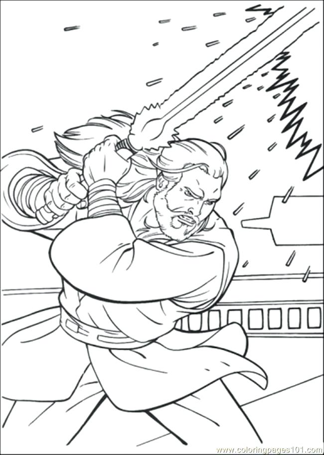 650x912 Jedi Coloring Pages Obi Wan In Fight Coloring Page Star Wars