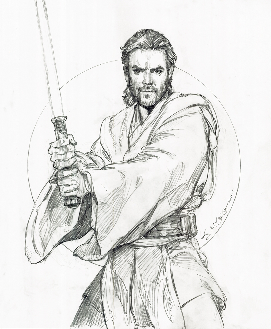 946x1150 Obi Wan Kenobi Coloring Pages