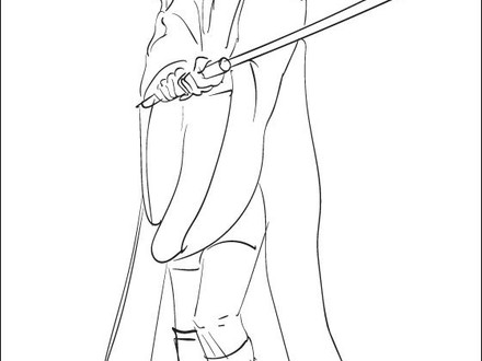 440x330 Obi Wan Kenobi Coloring Pages Coloring Pages, Obi Wan Coloring