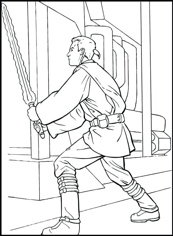 570x778 Obi Wan Kenobi Coloring Pages Shippa.co