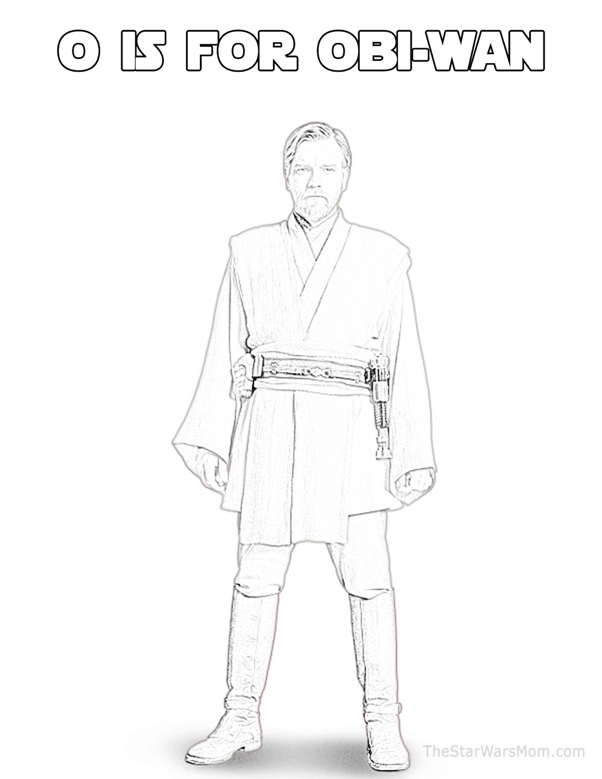 1237x1600 O Is For Obi Wan Kenobi
