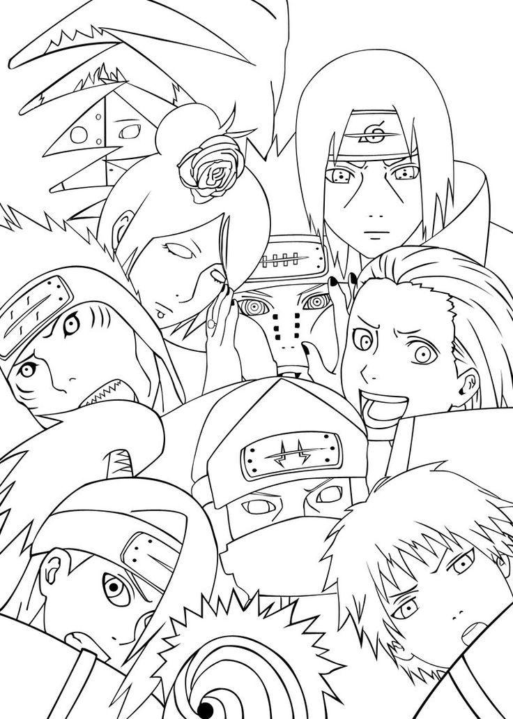 736x1030 Naruto Coloring Pages Nice Naruto Coloring Pages