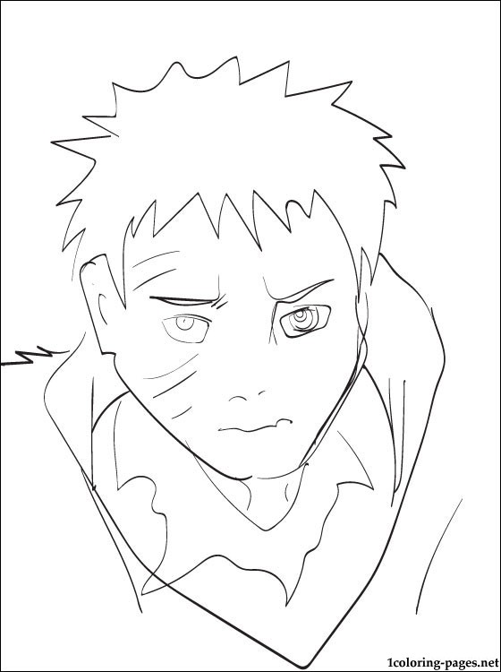 560x750 Obito Uchiha Naruto Coloring Page Coloring Pages
