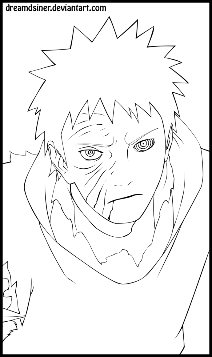 689x1160 Tobi Is Obito (Lineart) Damn I Was Right!! By Dreamdsiner