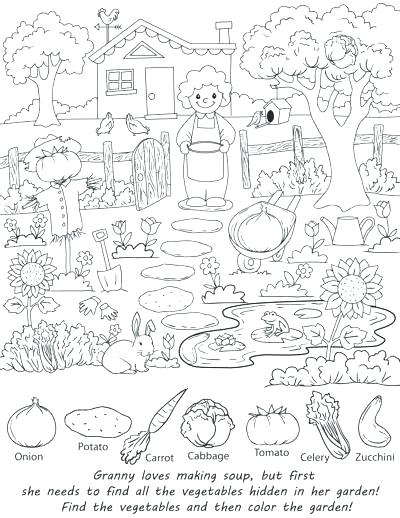400x518 Find The Hidden Objects Coloring Pages Hidden Pictures Coloring