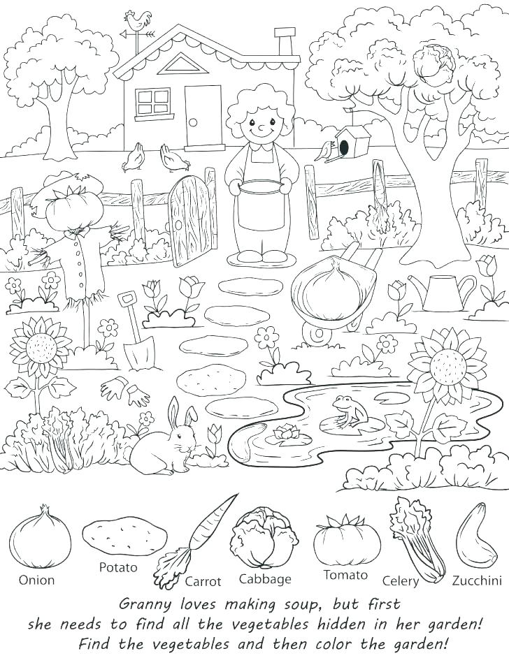 728x942 Secret Picture Coloring Pages Find The Hidden Objects Printable