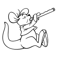 Oboe Coloring Page