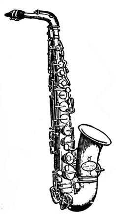 236x433 Drawn Saxophone Clarinet