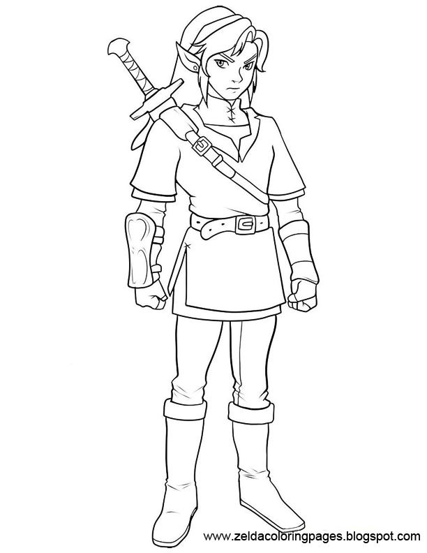612x792 Zelda Coloring Pages 3.png