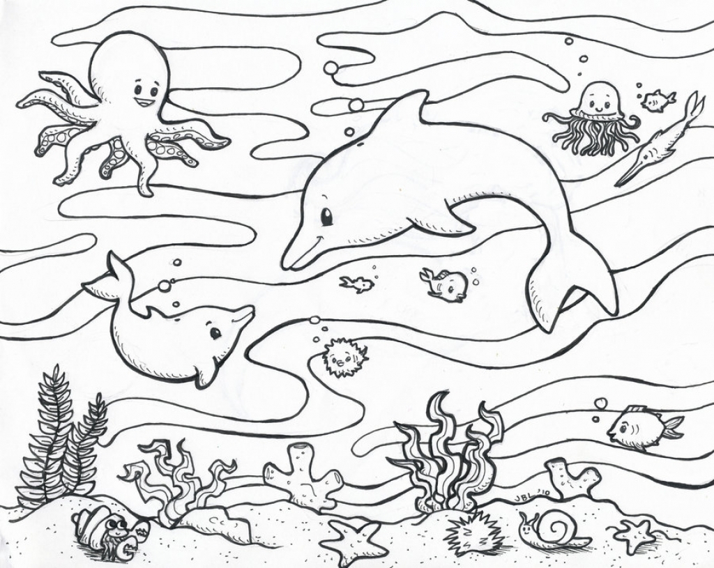 1024x815 Fresh Ocean Animal Coloring Pages Bloodbrothers Free Coloring