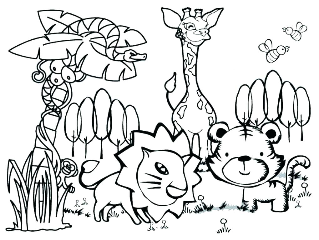 1020x768 Sea Animal Coloring Pages Animal Coloring Pages To Print Coloring