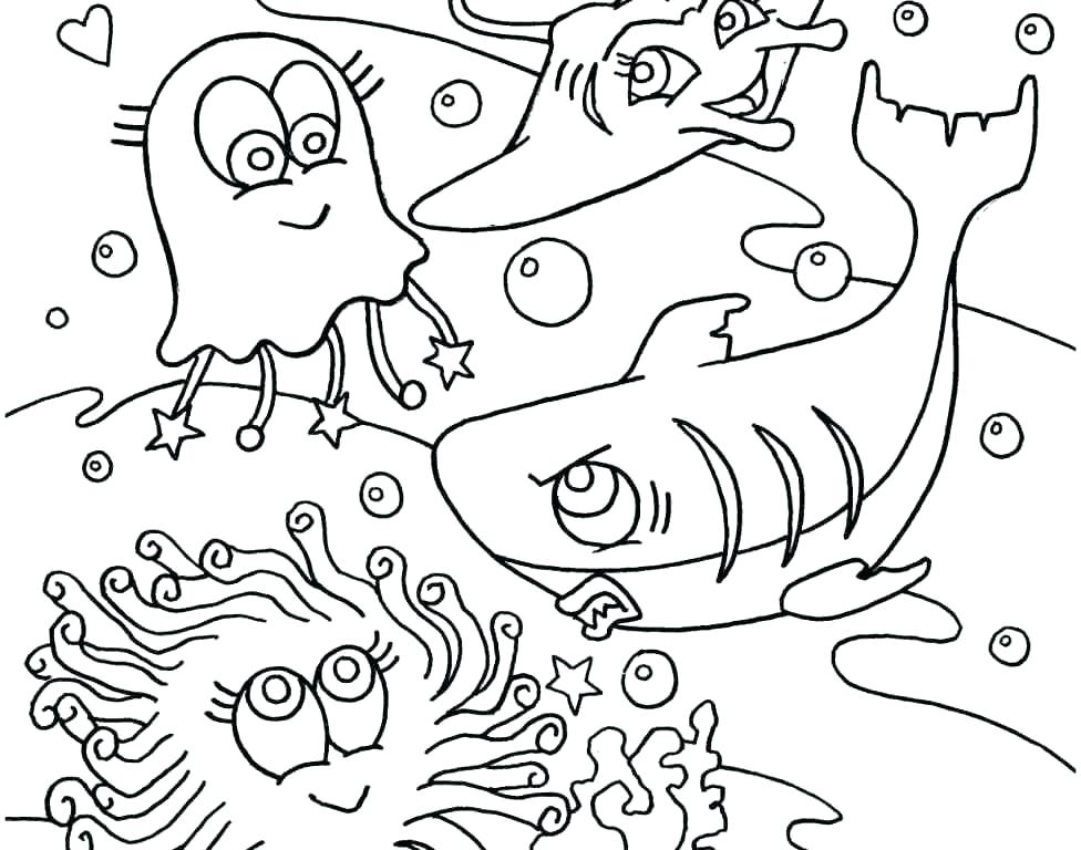 976x768 Ocean Habitat Coloring Pages Ocean Coloring Page Printable Ocean