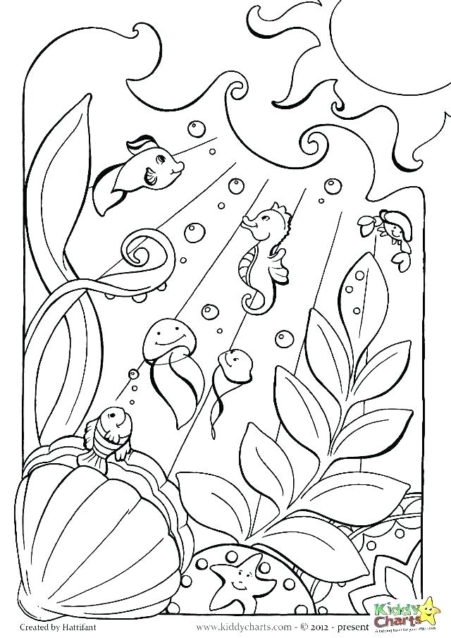 640x905 Ocean Scene Coloring Page Ocean Scene Coloring Page Pages For Kids