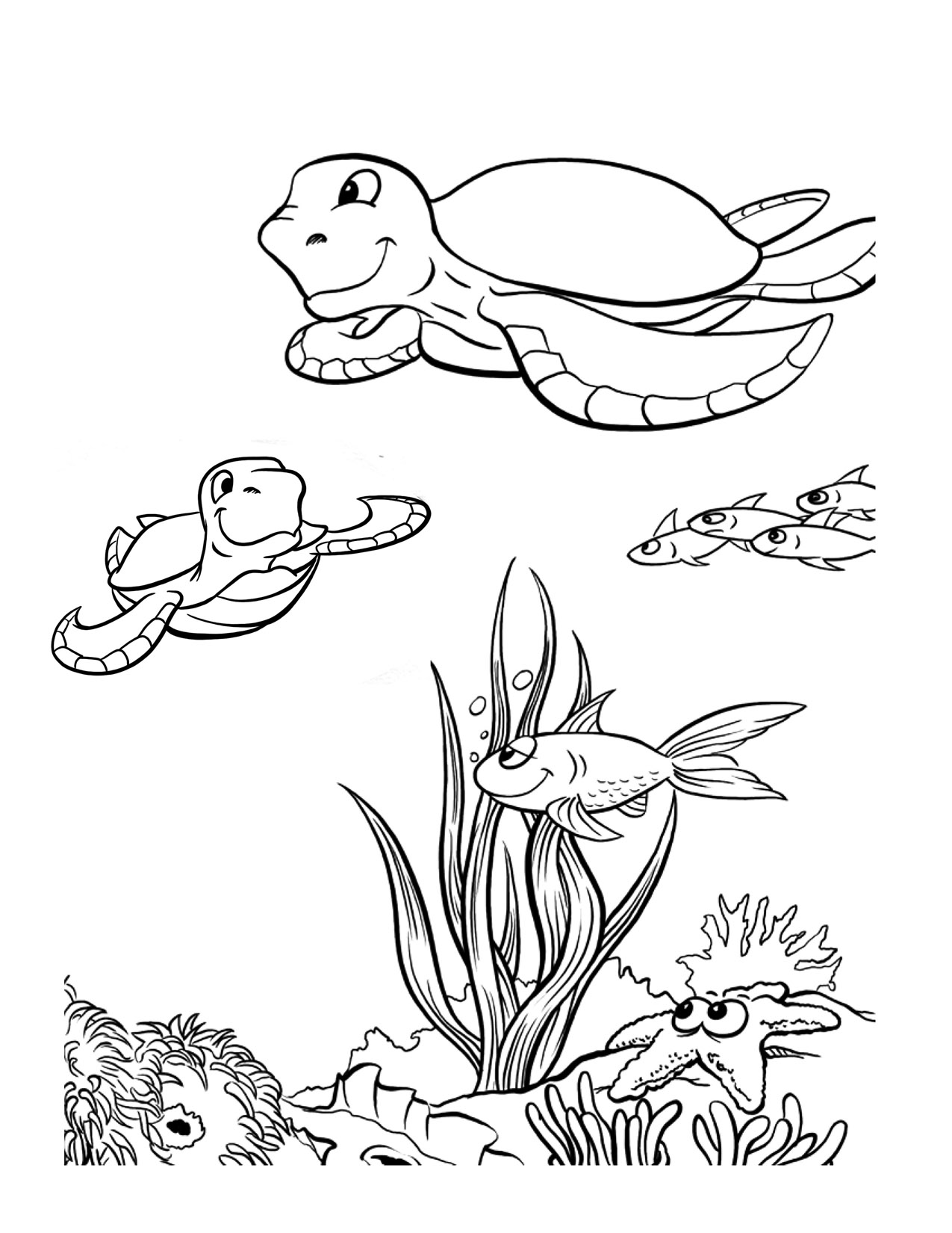 1275x1650 Coloring Pages Of The Ocean Floor New Sea Animals Coloring Pages