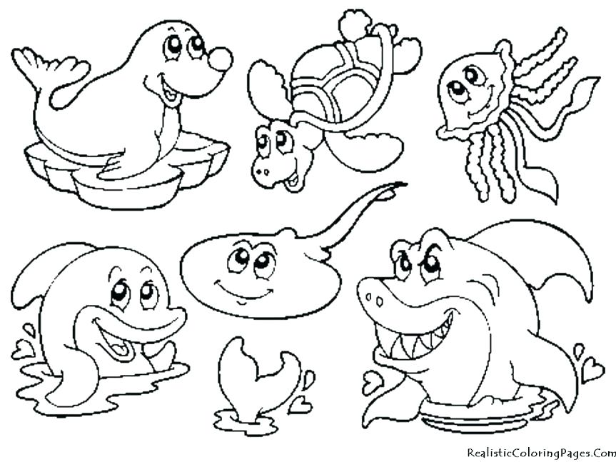 863x647 Ocean Life Coloring Pages Ocean Life Coloring Pages Coloring Page