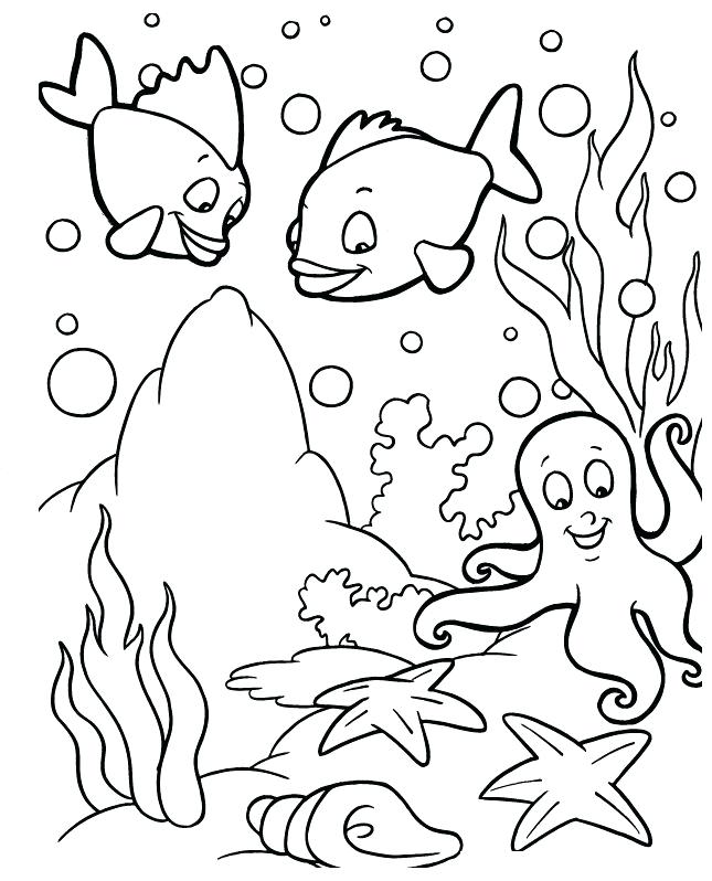 645x798 Coloring Pages Sea Animals Ocean Life Coloring Pages Ocean Animals