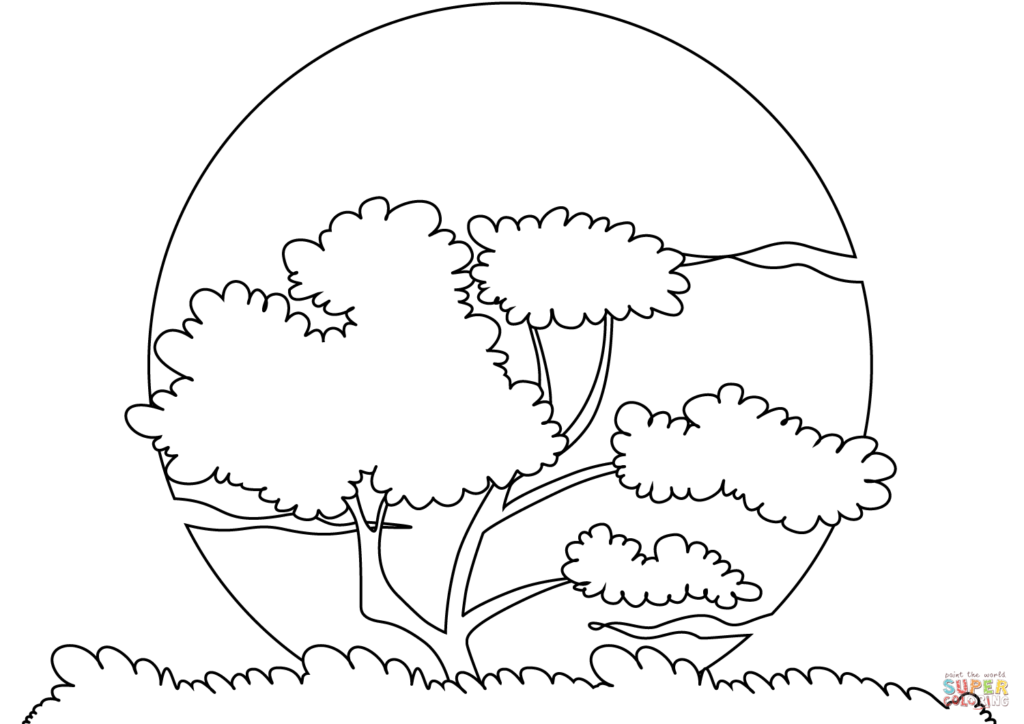 1024x724 Sunset Coloring Pages Get Bubbles