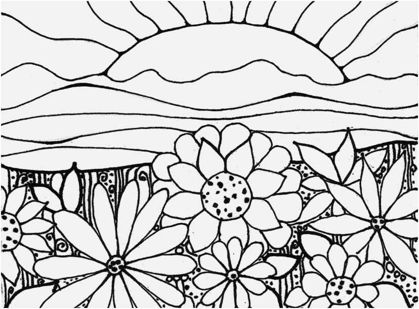 827x609 The Superior Photo Sunset Coloring Pages Phenomenal