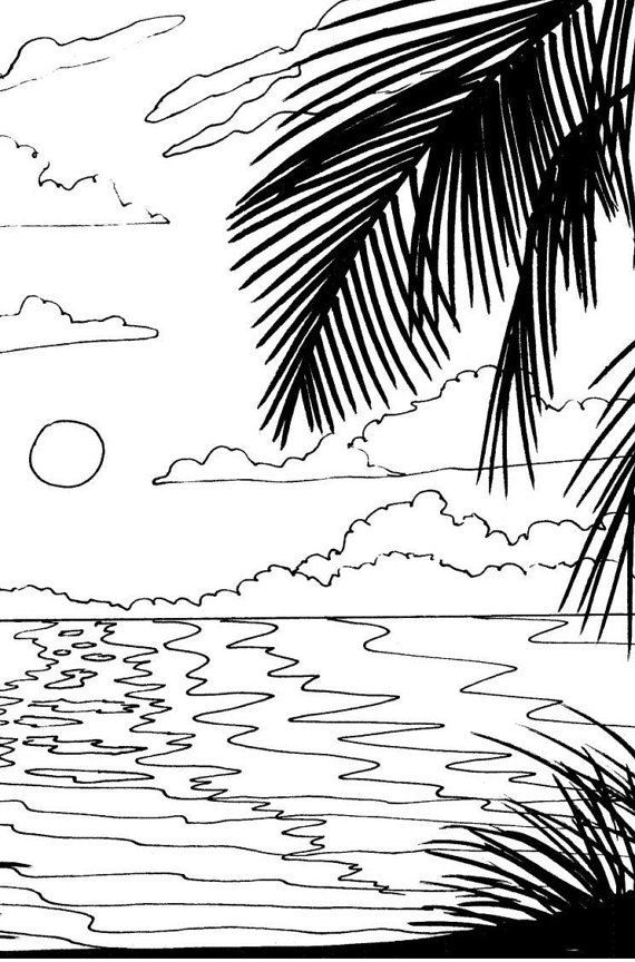 570x864 Stencil Scene Beach
