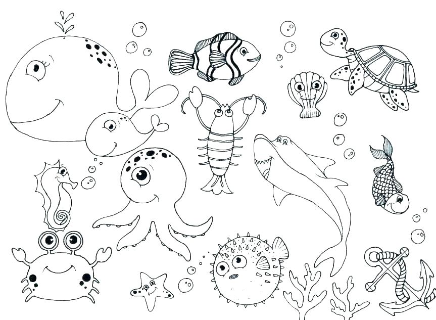 863x633 Coloring Pages Beach Printable Ocean Coloring Pages Free Under