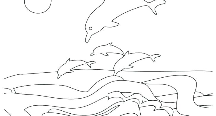 728x393 Beach Scene Coloring Sheets Printable Coloring Ocean Scene