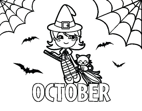 600x470 October Coloring Page Coloring Pictures Coloring Page Download