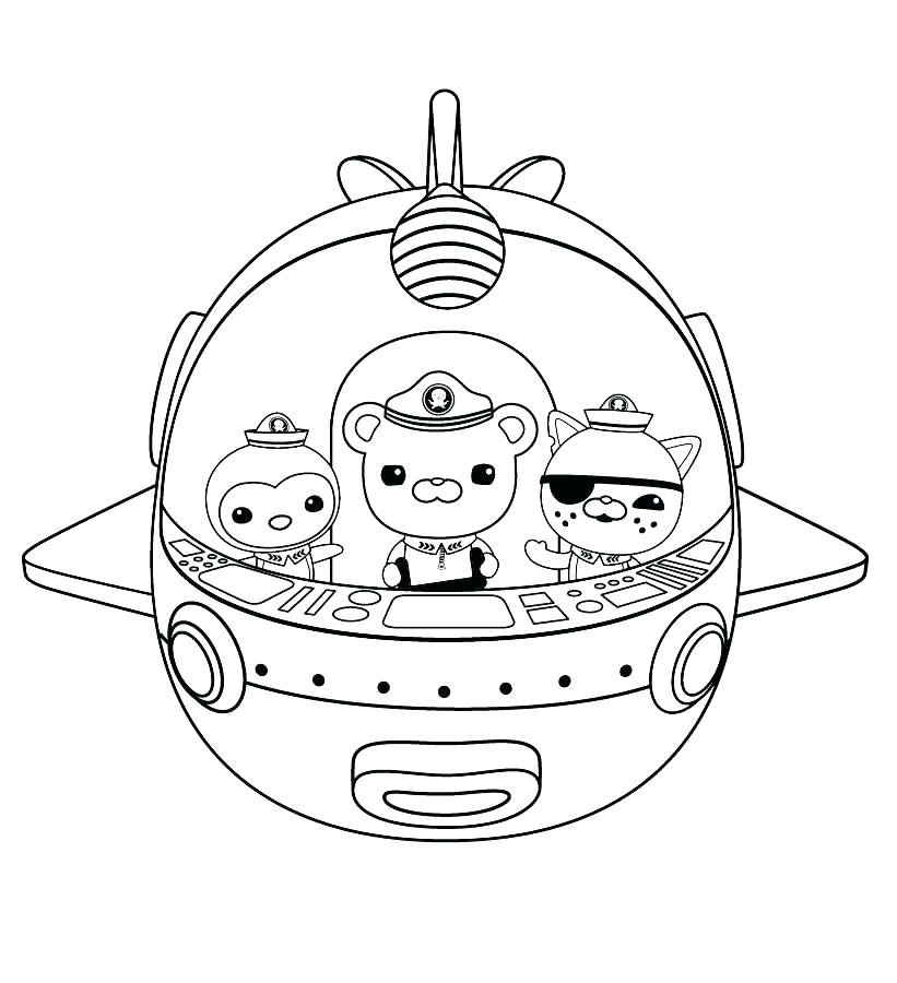 821x900 Octonauts Coloring Pages To Print Bestof Free Printable Octonauts