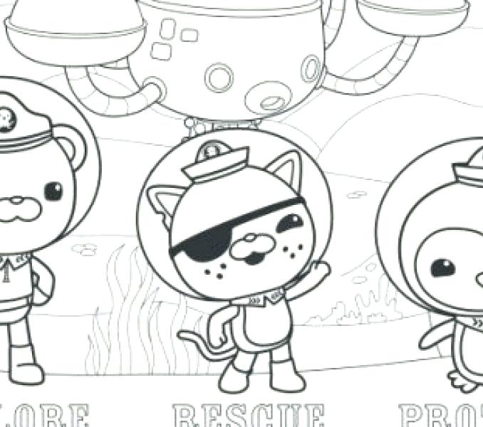 678x600 Octonauts Coloring Pages Printable Coloring Pages Junior Coloring