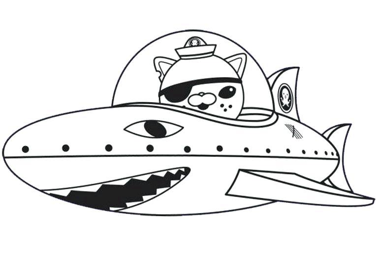 764x515 Octonauts Octopod Coloring Pages To Print The From Page Adult