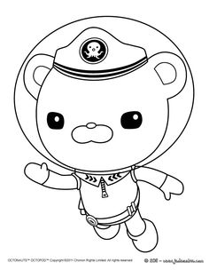 236x304 Coloring Pages To Print Octonauts Octonauts (Peso) Colouring