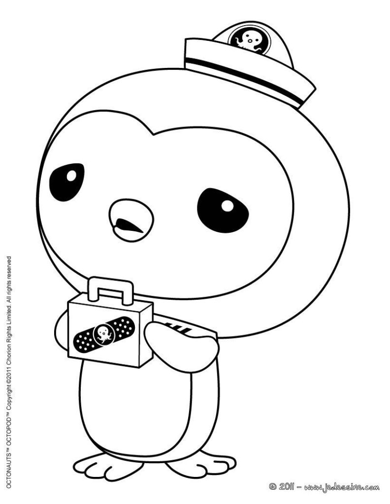 792x1024 Octonauts Coloring Page Pages To Print Coloriage Medic Peso