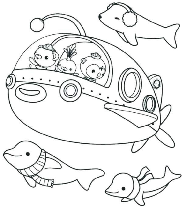 612x685 Octonauts Coloring Pages