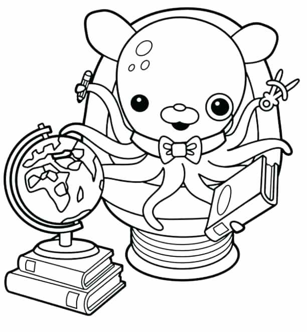 612x662 Octonauts Coloring Page Top Coloring Pages Photo Octonauts