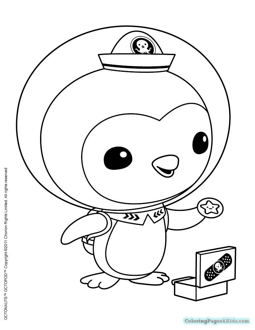 821x1061 Octonauts Coloring Pages 1033 For Kids Lovely