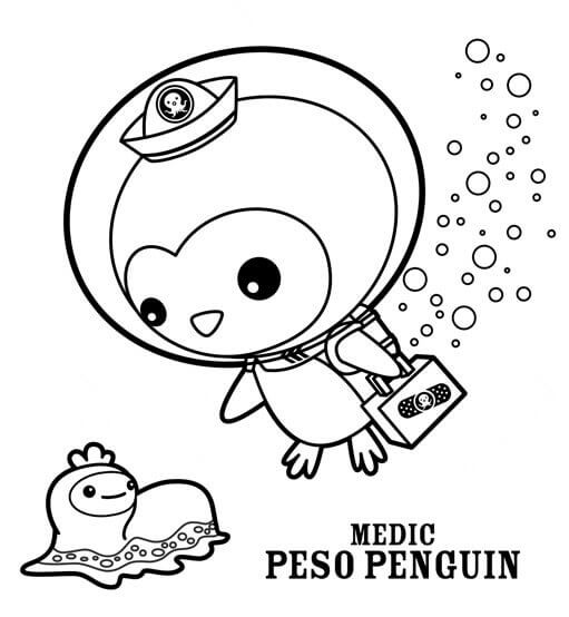 511x554 Free Printable Octonauts Coloring Pages
