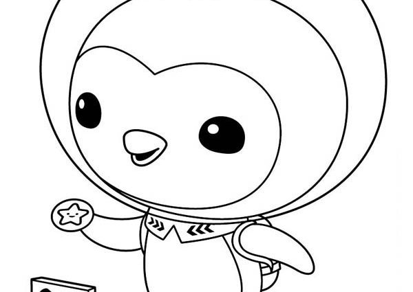 600x425 Octonauts Peso Coloring Pages Peso Penguin Opening His Medical Kit