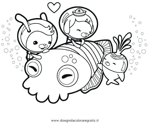 640x524 Printable Octonauts Coloring Pages