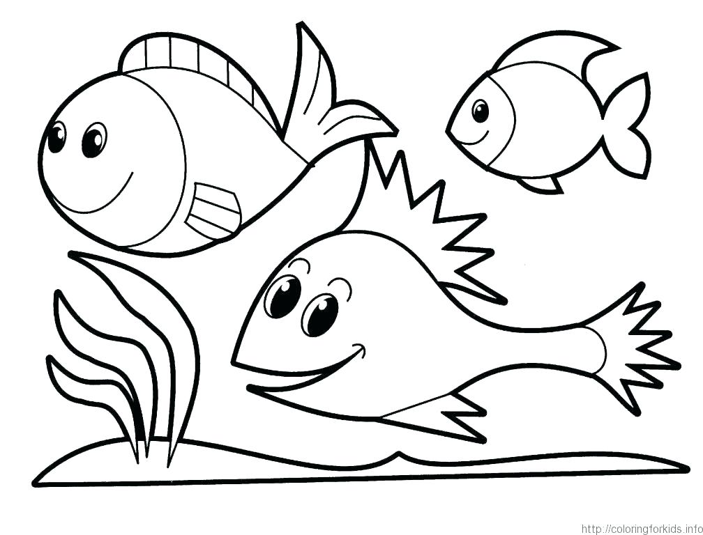 1008x768 Octopus Coloring Page Preschool Fish Coloring Pages For Octopus