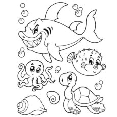 230x230 Top 10 Free Printable Octopus Coloring Pages Online