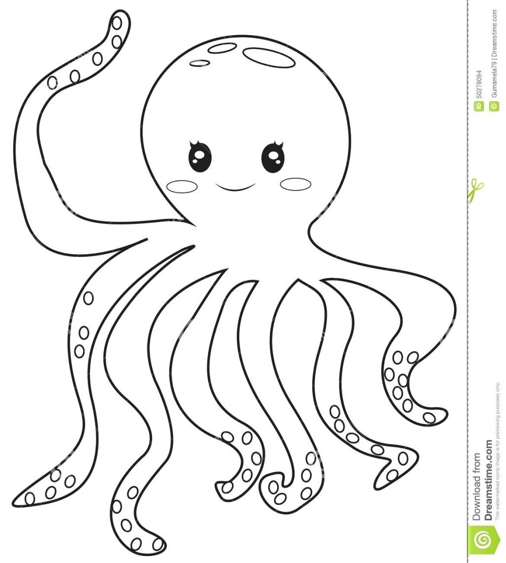 1024x1138 Coloring Pages ~ Octopus Coloring Page Pages Preschool Octopus