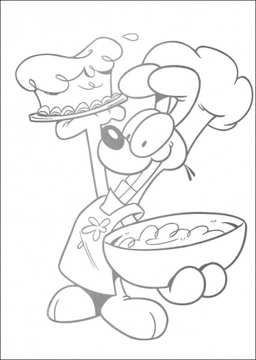 374x525 Garfield The Movie Coloring Pages Coloring Pages